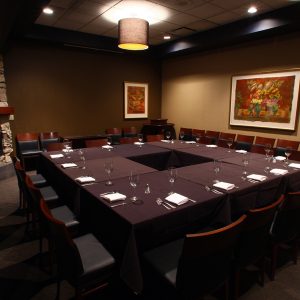 Edmonton LUX Steakhouse Private Room